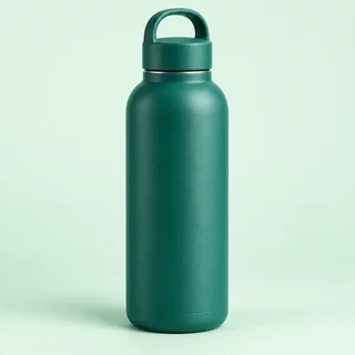 Teal reusable water bottle